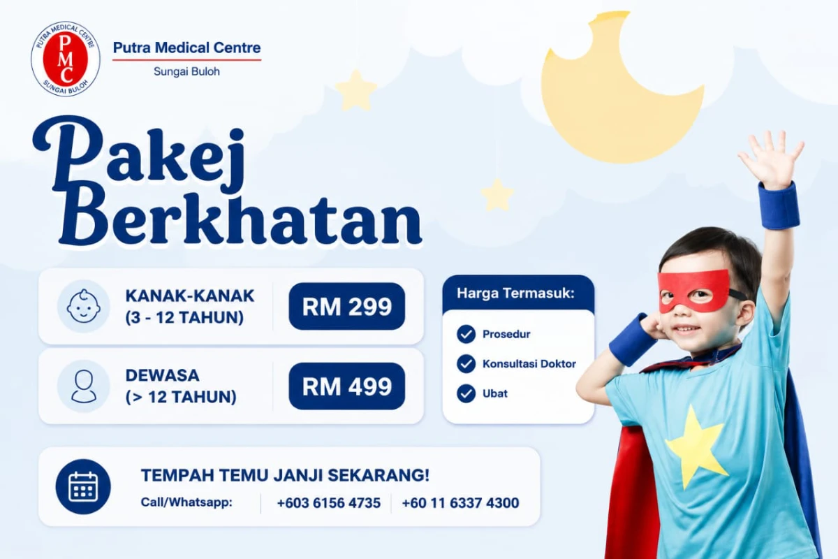 Pakej Berkhatan promotional banner
