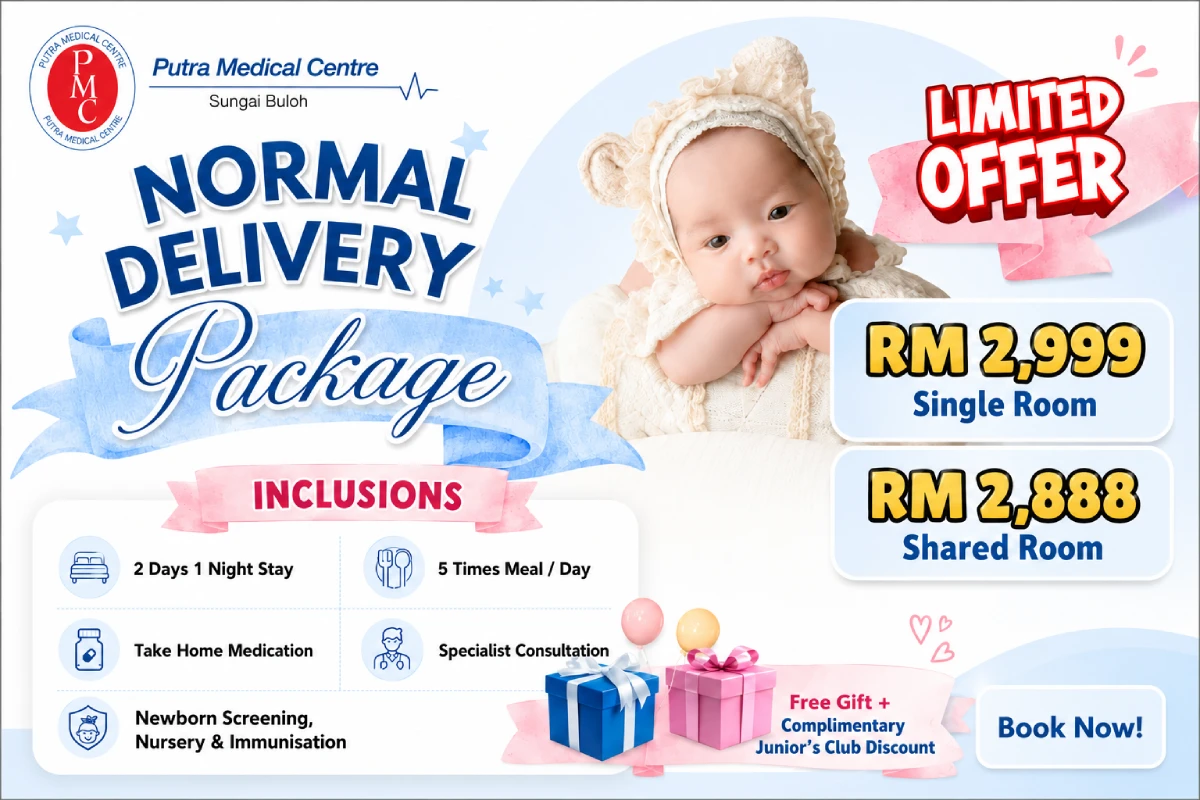 Normal Delivery Package — Putra Medical Centre